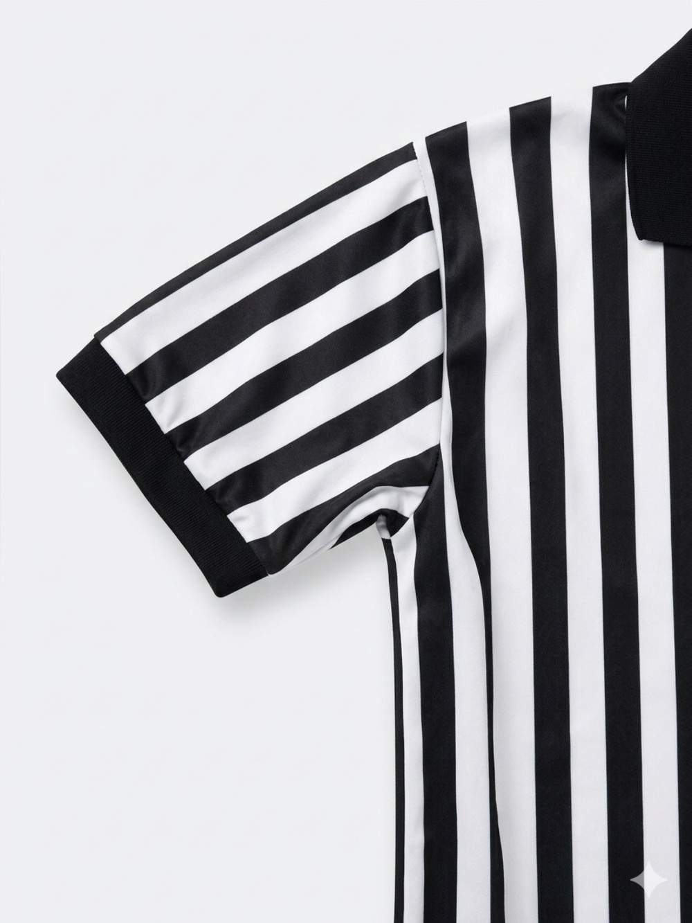 MEN’S QUARTER ZIP SHORT SLEEVED REFEREE SHIRT SIZE S - Picture 3 of 7